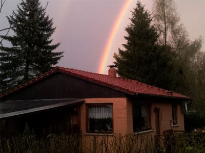 Ein Wohnhaus, energetisch gereinigt